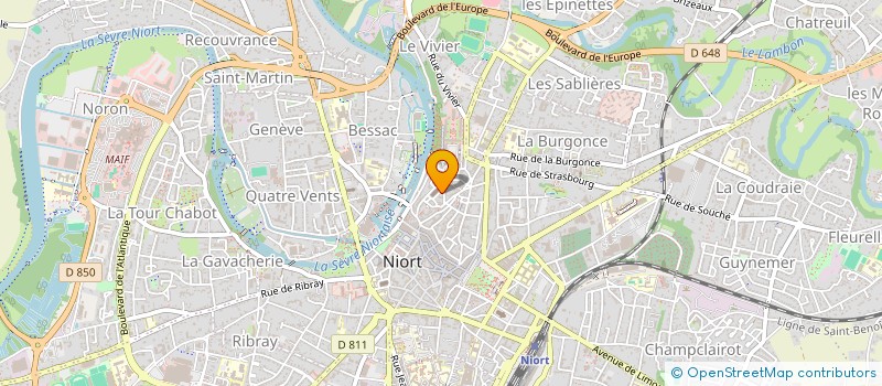 localisation de l'entreprise MONSIEUR ILAN THOMERE ABILY  NIORT