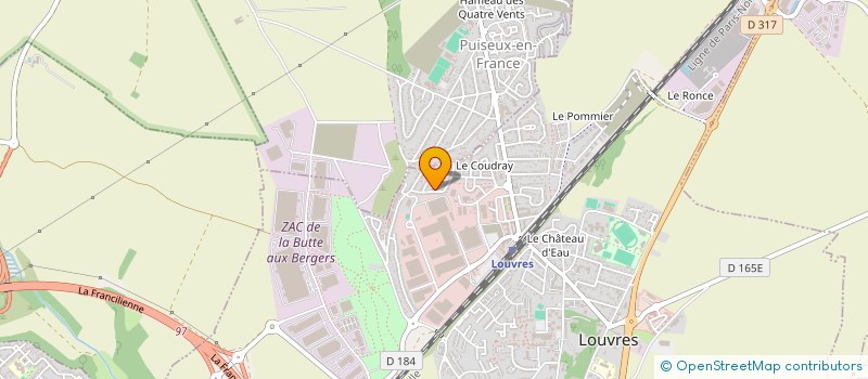 localisation de l'entreprise MONSIEUR ILAN VAN SINTE JANS  LOUVRES