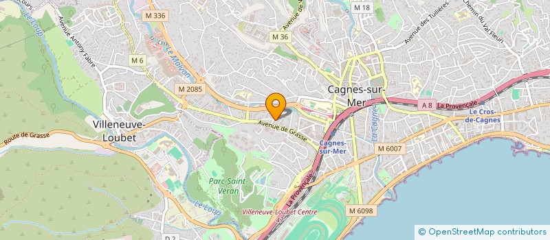 localisation de l'entreprise MONSIEUR ILANE KOSKAS à CAGNES-SUR-MER