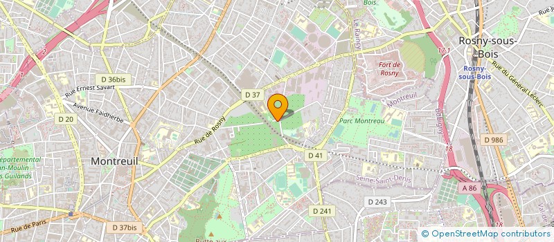 localisation de l'entreprise MONSIEUR ILARIO DEL SARTO à MONTREUIL