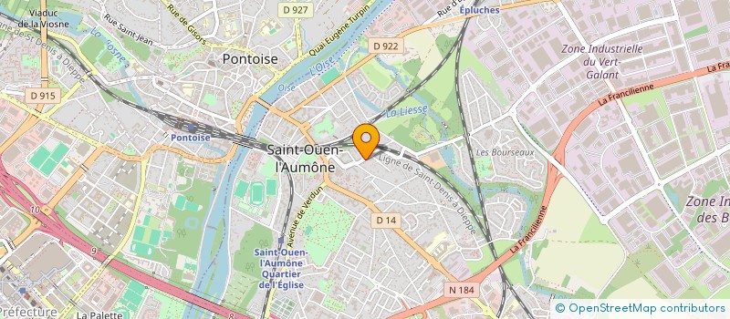 localisation de l'entreprise MONSIEUR ILCER DERODIN à SAINT-OUEN-L'AUMONE