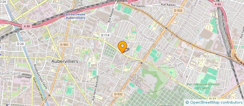 localisation de l'entreprise MONSIEUR ILEMANE SAINT HUBERT à AUBERVILLIERS