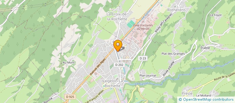 localisation de l'entreprise MONSIEUR ILFA KARA  VALGELON-LA ROCHETTE