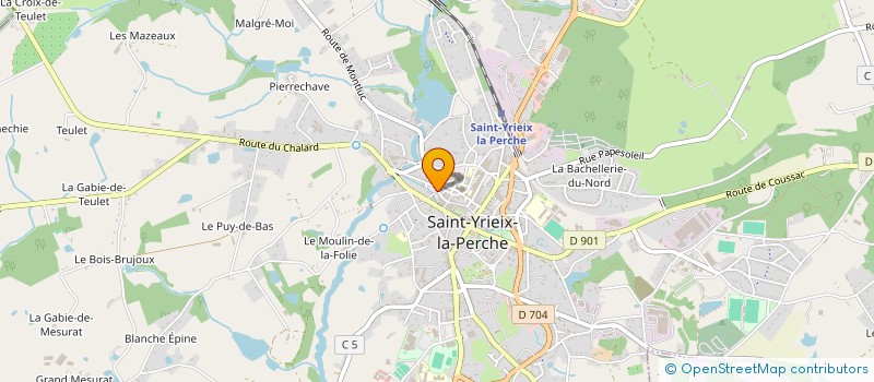 localisation de l'entreprise MONSIEUR ILHAN AKROUT  SAINT-YRIEIX-LA-PERCHE