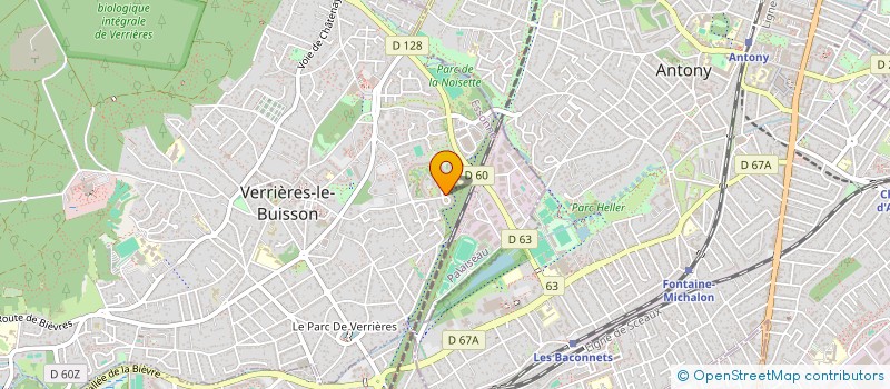 localisation de l'entreprise MONSIEUR ILHAN BENAKLI  VERRIERES-LE-BUISSON