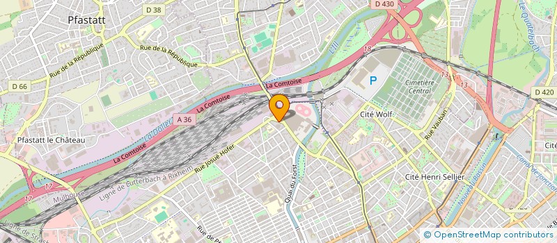 localisation de l'entreprise MONSIEUR ILHAN CAN  MULHOUSE