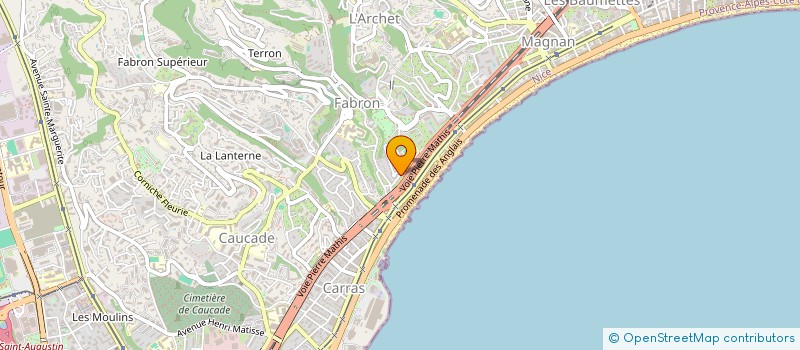 localisation de l'entreprise MONSIEUR ILHAN GUINEBERT à NICE