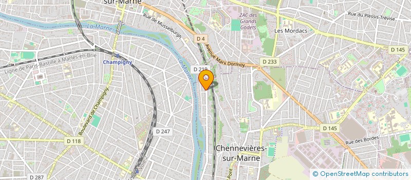 localisation de l'entreprise MONSIEUR ILHAN MOUHEB  CHENNEVIERES-SUR-MARNE