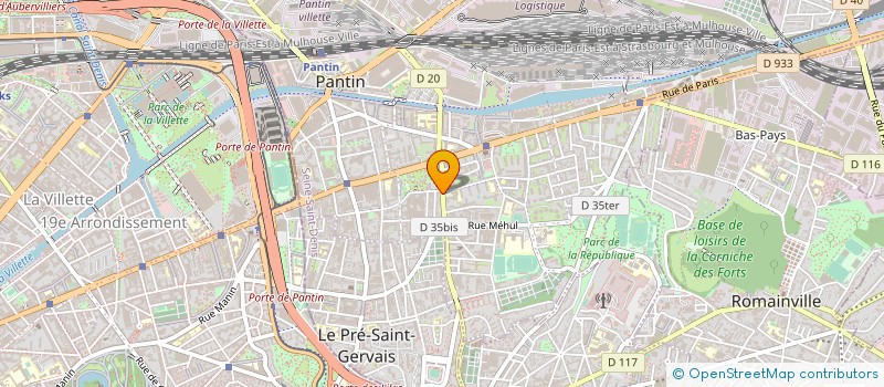 localisation de l'entreprise MONSIEUR ILHAN PALAYRET  PANTIN