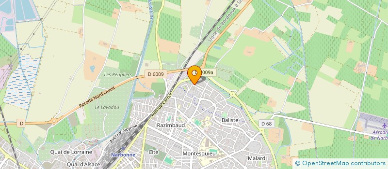 localisation de l'entreprise MONSIEUR ILHAN SAHIN  NARBONNE