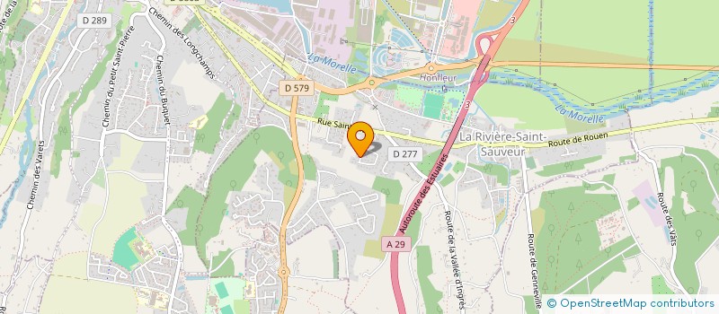 localisation de l'entreprise MONSIEUR ILHIAM BA  LA RIVIERE-SAINT-SAUVEUR