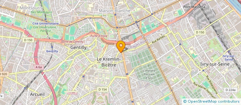 localisation de l'entreprise MONSIEUR ILIA GROZA  LE KREMLIN-BICETRE