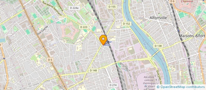 localisation de l'entreprise MONSIEUR ILIA ILIEV  VITRY-SUR-SEINE