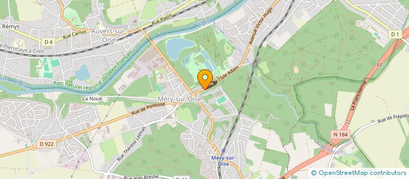 localisation de l'entreprise MONSIEUR ILIA PUCULCIUC  MERY-SUR-OISE