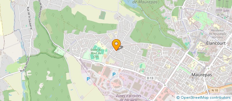 localisation de l'entreprise MONSIEUR ILIAN BELHOUS  MAUREPAS