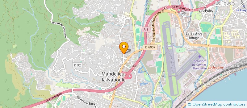 localisation de l'entreprise MONSIEUR ILIAN BEN YOUSSEF  MANDELIEU-LA-NAPOULE