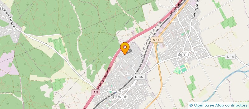 localisation de l'entreprise MONSIEUR ILIAN DAHMANI  UCHAUD