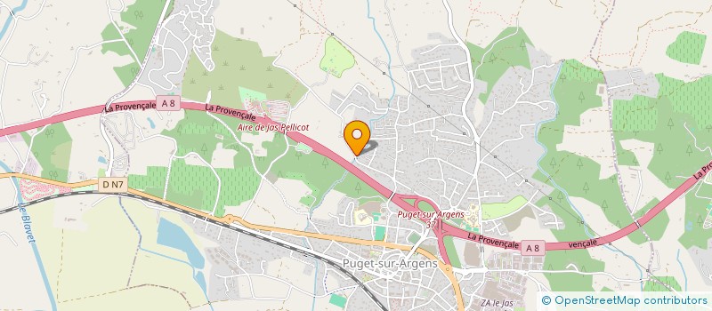 localisation de l'entreprise MONSIEUR ILIAN EL MBARKI  PUGET-SUR-ARGENS