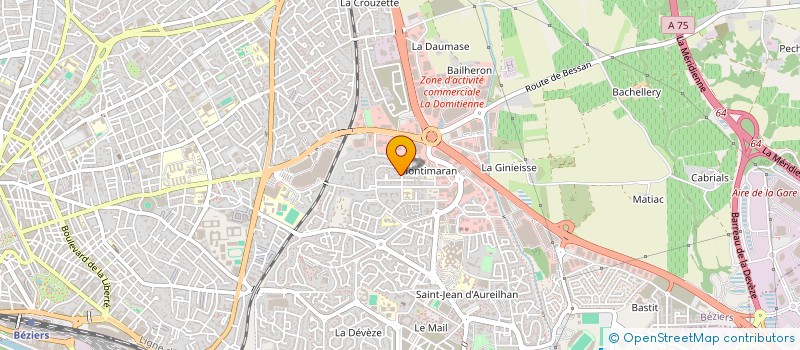 localisation de l'entreprise MONSIEUR ILIAN HARRAT  BEZIERS