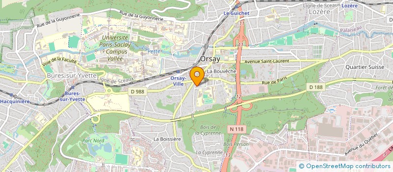 localisation de l'entreprise MONSIEUR ILIAN KARA-MOSTEFA à ORSAY