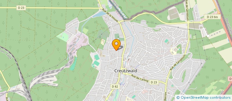 localisation de l'entreprise MONSIEUR ILIAN KRIAT  CREUTZWALD