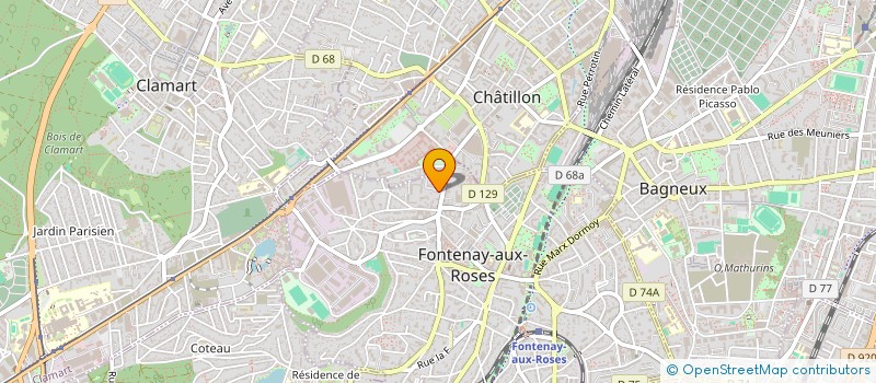localisation de l'entreprise MONSIEUR ILIAN MESSAOUI à FONTENAY-AUX-ROSES