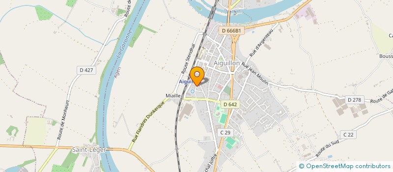 localisation de l'entreprise MONSIEUR ILIAN SADIR  AIGUILLON