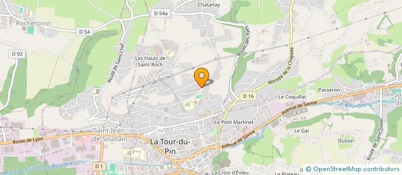 localisation de l'entreprise MONSIEUR ILIAN SALMA  LA TOUR-DU-PIN