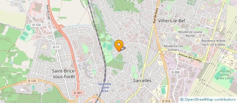 localisation de l'entreprise MONSIEUR ILIAN TAGREDJ  SARCELLES