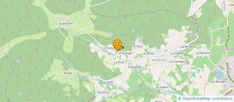 localisation de l'entreprise MONSIEUR ILIANN ARNAUDET  VERANNE