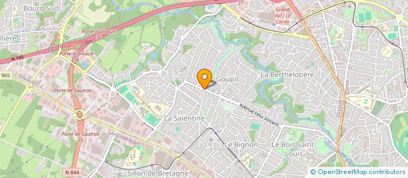 localisation de l'entreprise MONSIEUR ILIANN IBRAHIM à ORVAULT