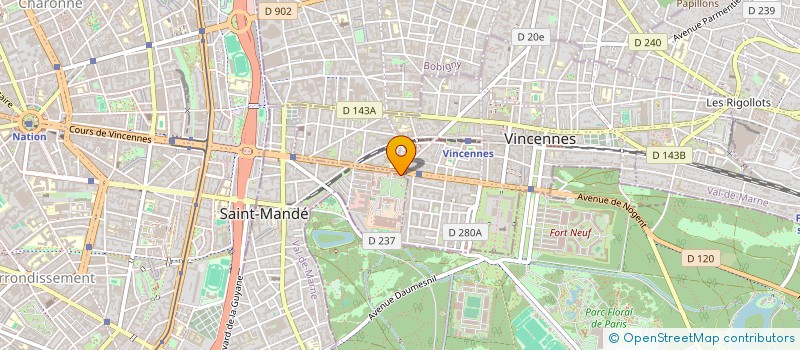 localisation de l'entreprise MONSIEUR ILIANOV YANOV  SAINT-MANDE