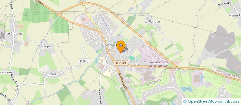 localisation de l'entreprise MONSIEUR ILIAS AFRASS  PONT-A-MARCQ