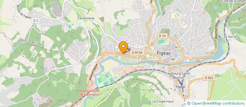 localisation de l'entreprise MONSIEUR ILIAS AHMITI  FIGEAC