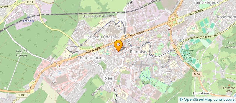 localisation de l'entreprise MONSIEUR ILIAS BAADJI  BESANCON