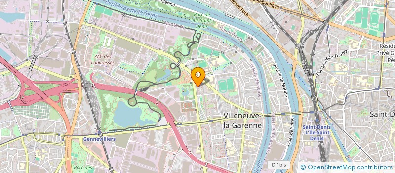 localisation de l'entreprise MONSIEUR ILIAS BEKRAR  VILLENEUVE-LA-GARENNE