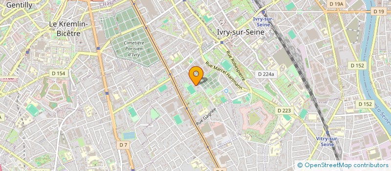 localisation de l'entreprise MONSIEUR ILIAS BENCHERIF  IVRY-SUR-SEINE