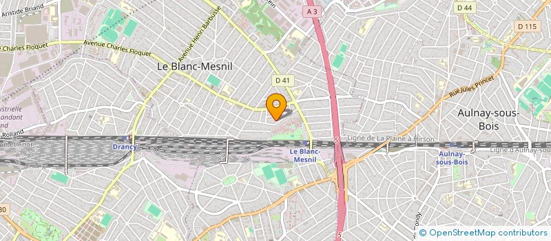localisation de l'entreprise MONSIEUR ILIAS BENHADDOU OUFKIR à LE BLANC-MESNIL