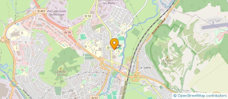 localisation de l'entreprise MONSIEUR ILIAS BENNABI  VESOUL