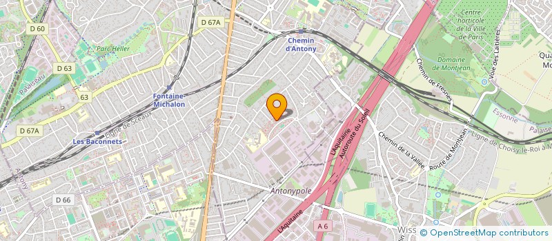 localisation de l'entreprise MONSIEUR ILIAS BENNOUIS à ANTONY