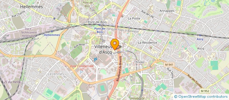 localisation de l'entreprise MONSIEUR ILIAS BENOUJA  VILLENEUVE-D'ASCQ