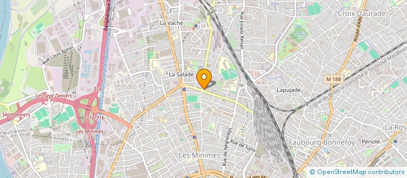 localisation de l'entreprise MONSIEUR ILIAS BOUJAKHANE  TOULOUSE