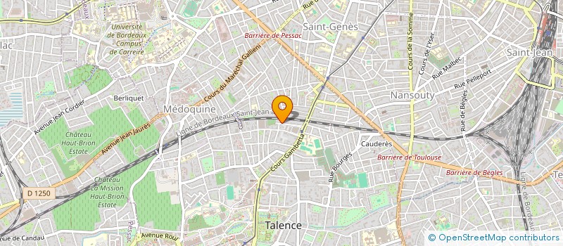 localisation de l'entreprise MONSIEUR ILIAS COLLET  TALENCE