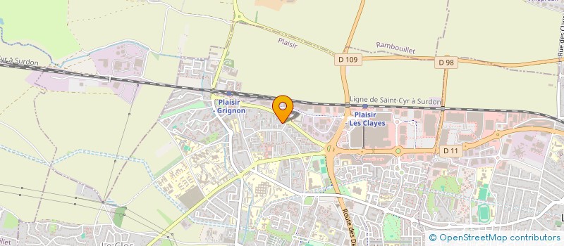 localisation de l'entreprise MONSIEUR ILIAS DAIFI à PLAISIR