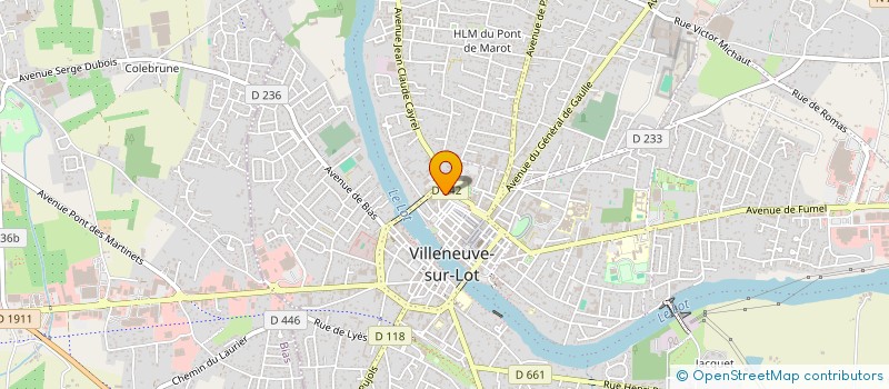 localisation de l'entreprise MONSIEUR ILIAS EL BADAOUI  VILLENEUVE-SUR-LOT