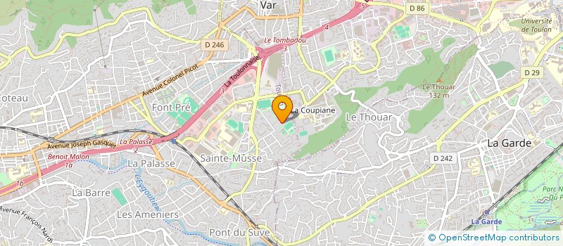 localisation de l'entreprise MONSIEUR ILIAS EL FOUTOUH ACHBOUN  TOULON