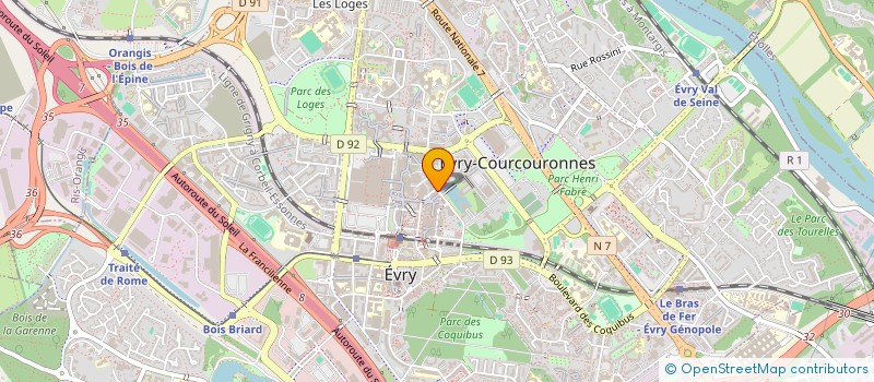 localisation de l'entreprise MONSIEUR ILIAS EL GHAZI à EVRY-COURCOURONNES