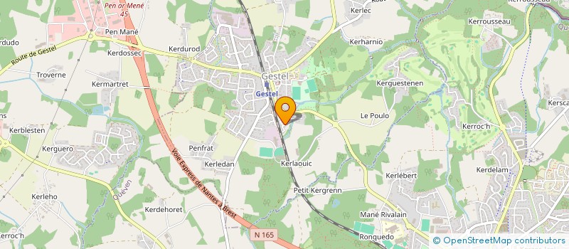 localisation de l'entreprise MONSIEUR ILIAS EL KHOUMSI  GESTEL