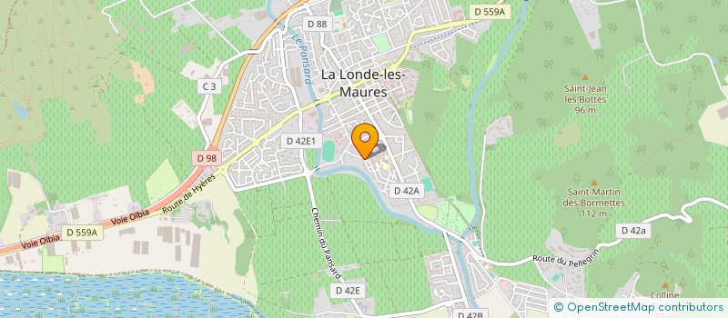 localisation de l'entreprise MONSIEUR ILIAS ELABDANI  LA LONDE-LES-MAURES