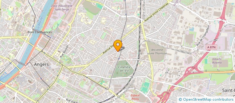 localisation de l'entreprise MONSIEUR ILIAS ENNASSIRI à ANGERS